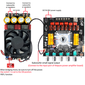 SZM-AS21 ad alta potenza per il modulo <span class=keywords><strong>Bluetooth</strong></span> 2.1 canale 220W + 220W + 350W DC16-38V <span class=keywords><strong>Bluetooth</strong></span>/AUX/USB App controllati ricevitori - Product Image 4