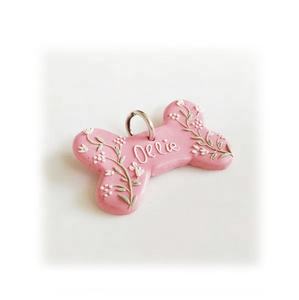 개를위한 투명 개 태그 칼라 애완 동물 ID 장식 맞춤 개 태그 - Product Image 5