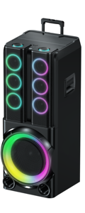 Machine de karaoké professionnelle sur pied avec écran tactile, enceinte tour haute puissance avec basses profondes, bibliothèque de chansons intégrée - Product Image 3