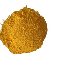 Fabrication de papier de sol de revêtement de brique de couleur jaune d'oxyde de fer 313 matériau de teinture en poudre de pigment inorganique