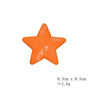2021 NEW Fashion Shiny Star Heart Shape Sequin Embroidery Patch Iron on - Product Image 5
