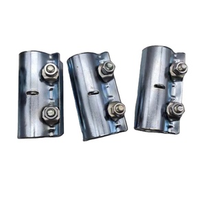 Raccords de tube demi-coupleurs en acier forgé Q235 48,6x48,6mm, types pivotant et fixe, pour échelles et pièces <span class=keywords><strong>d</strong></span>'<span class=keywords><strong>échafaudage</strong></span> - Product Image 1