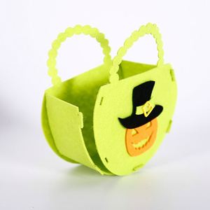 <b>Halloween</b> Trick or Treat Bags Bat Pumpkin Candy Tote Bucket Reusable Felt Goody Bags for Kids Party <b>Gifts</b>, <b>Halloween</b> Party Favor - Product Image 4