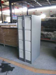 Moderno Archivador Metálico de Acero con 4 Cajones, Gabinete de Almacenamiento Seguro con Barra de Bloqueo para Oficina - Product Image 4