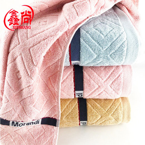 Serviettes de bain en coton Morandi 35x75cm 70x140cm, logo brodé, personnalisation possible, pour la maison et les cadeaux - Product Image 4