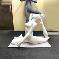 Mannequin d'athlète de sport Mannequins de yoga factices pour le corps entier Modèles d'affichage de fenêtre