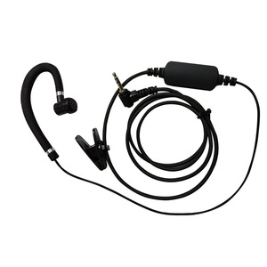 Walkie Talkie Headset With Clip On <b>Microphone</b> And 3.5mm Jack For Two Way Radio Communication - Product Image 1
