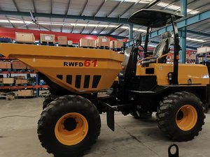Dumper basculant Yanmar, moteur diesel turbocompressé 57,3 kW, capacité 6 tonnes, <span class=keywords><strong>charge</strong></span> utile 4,2T, commande hydraulique, benne en alliage, 4x4, pour travaux de construction - Product Image 5