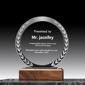 Placa de trofeo personalizada de la Copa DE PREMIOS DE LA Liga de Campeones de cristal acrílico - Product Image 2