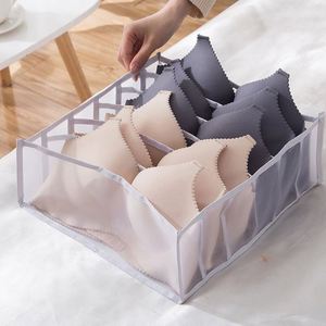 Foldable Underwear Organizer <b>Box</b> Breathable Mesh <b>Drawer</b> <b>Storage</b> Bags With Dividers Clothes Bra Socks Home Travel Organizer - Product Image 2