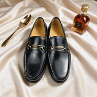Mocassins Penny Classiques Britanniques pour Hommes en Cuir Véritable – Chaussures Décontractées et Habillées Style Luxe Designer 2026