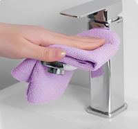 Serviettes de lavage auto en microfibre tricotée - Séchage rapide, super absorbantes, douces, forme carrée, pour la maison et la cuisine