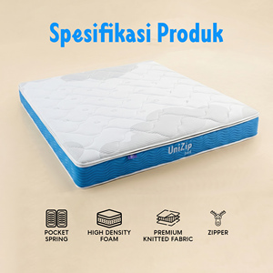 Colchón de Espuma Dura UniZip Ez Bed con Funda de Tela Transpirable, Diseño Minimalista para Dormitorio y Muebles para el Hogar - Product Image 6