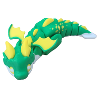 Juguete de Dragón Alado Impreso en 3D de Alta Calidad, Muñeco de Animal Adorable con Articulaciones Móviles, Estatua Decorativa