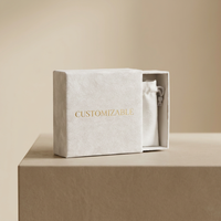 Emballage cadeau personnalisé écologique en matériaux recyclés, boîte à tiroir mate, cosmétiques, chaussettes, literie, carton rigide robuste, aimant