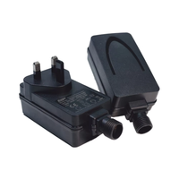 Adaptateur secteur étanche AI.ROYAL de type EU IP44, 12V/24V 2A/1A DC 24W, en matériau PC, pour bande lumineuse LED/lumière de gouttière