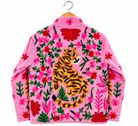 Veste bomber en velours rose de luxe pour femmes, doublure en coton faite à la main, séchage rapide, respirante, col en V, épaisse, manches longues, manteau d'hiver tendance