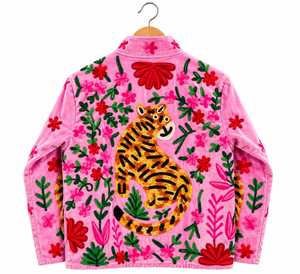 Blouson Bomber Rose en Velours de Luxe pour Femme, Fait Main, Séchage Rapide, Respirant, Col en V, Épais, Hiver, Manches Longues, Manteau Tendance, Fabrication B2B - Product Image 3