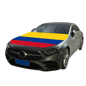 Cubierta de capó de coche Nacional De Colombia bandera cubierta de motor de coche bandera al por mayor tela elástica personalizada venta directa de fábrica - Product Image 2