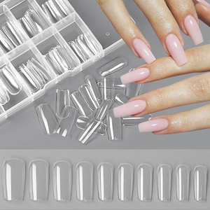 Faux ongles à presser dans un cercueil Matériau ABS de style français <span class=keywords><strong>Capsule</strong></span> Gel Ongles Système d'extension Conseils d'ongles pour l'application des doigts - Product Image 6
