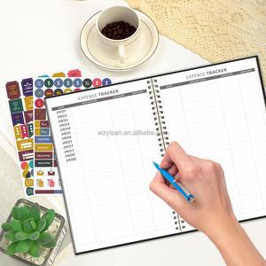 Toptan 2026 özel Spiral planlayıcısı gelir ve gider Tracker Bill organizatör günlük haftalık aylık bütçe kitap - Product Image 6