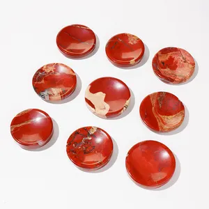 Hot sale natural crystal carving red jasper gemstone bowl healing present home decoration