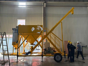 Portable 3m ³ Mini Big Bag <span class=keywords><strong>Silo</strong></span> avec convoyeur à vis pour la construction Chargement rapide Déchargement personnalisable - Product Image 6