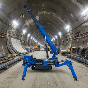 رافعة عنكبوتية صغيرة بحمولة 3 و5 و8 أطنان مع ذراع تلسكوبي وتحكم عن بعد لاسلكي بزاوية 360 درجة °   دوران CE - Product Image 1