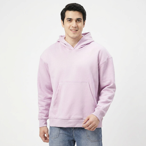 2025 New Men's Oversized Heavyweight Hoodies 100% Cotton Streetwear Style Digital Printing Solid Half Zip XS XXS Winter - Product Image 1