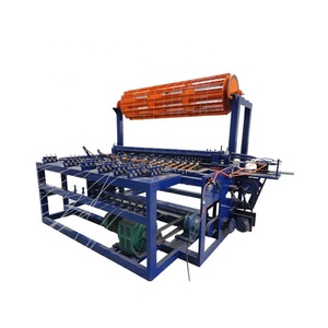 Tự động bản lề Doanh đồng cỏ dây lưới hàng rào dệt máy cho Lợn và cừu có tính năng mang bánh PLC thành phần cốt lõi - Product Image 3