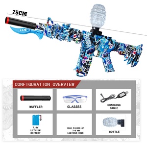 KK nuevo 75CM BOLA <span class=keywords><strong>DE</strong></span> <span class=keywords><strong>Gel</strong></span> eléctrica Blaster salpicadura automática actividades al aire libre para pistola <span class=keywords><strong>de</strong></span> juguete para niños equipo batería plástico PC - Product Image 3