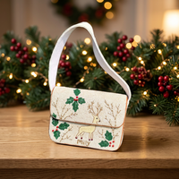 Sac à bandoulière de luxe écologique imperméable brodé de perles et de perles de rocaille pour la Saint-Valentin, idéal pour les fêtes et les cadeaux