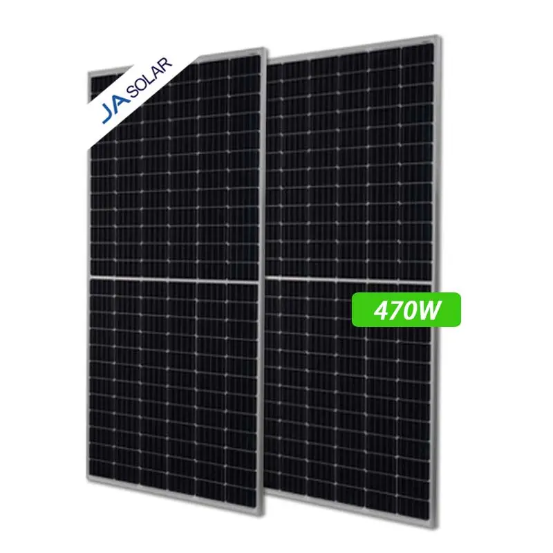 JA güneş 470w monokristal güneş enerjisi panelleri ucuz yüksek verimli ticari GÜNEŞ PANELI