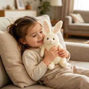 Peluche Coniglietto Carino Jellycat, Giocattoli Morbidi a Forma di Coniglio, Bambole di Peluche Perfette Come Regalo di Compleanno - Product Image 5