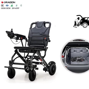 重量16kg 折りたたみ式 軽量アルミ合金製 電動車椅子 180Wデュアルモーター 航続距離12km 6AHリチウム電池搭載 障害者・高齢者向け - Product Image 4