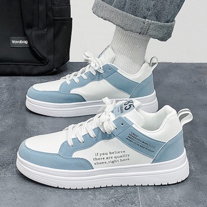 Chaussures décontractées légères à lacets pour hommes, chaussures plates décontractées respirantes pour le printemps et l'automne, doublure en mesh, chaussures de sport de marque tendance - Product Image 1