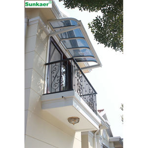 Livraison rapide UV bloqué balcon housse de pluie toit polycarbonate polycarbonate pluie hangar <span class=keywords><strong>auvent</strong></span> <span class=keywords><strong>porte</strong></span> d'entrée <span class=keywords><strong>auvent</strong></span> - Product Image 1