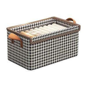 Caja de Almacenamiento a Prueba de Polvo de Gran Capacidad, Organizador Plegable Multifuncional para Ropa, Sudaderas, Jeans - Product Image 1