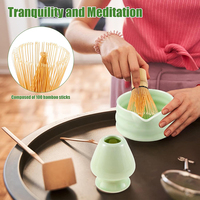 Fournisseur de l'usine de gélification Fouet Chasen en bambou Kit d'accessoires pour le thé Matcha à faible quantité minimale de commande Emballage personnalisable