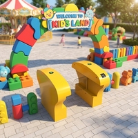 Portillon pivotant de sécurité renforcée pour maternelle avec lecteur de carte RFID – Barrière d'accès sécurisée pour enfants