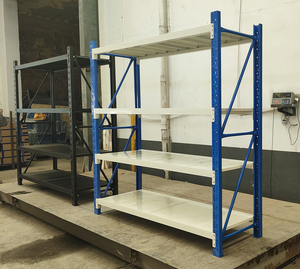 Steel Multi-Level Adjustable Shelf Storage Racks with Corrosion Protection Powder Coated Finish for Warehouse <strong>Shelving</strong> - Product Image 2