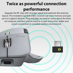 Nouveautés - Souris sans fil Logitech <span class=keywords><strong>MX</strong></span> <span class=keywords><strong>Master</strong></span> 4 8K <span class=keywords><strong>DPI</strong></span> originale - Product Image 3