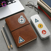 Autocollant personnalisé découpé sur mesure, autocollant en vinyle imperméable auto-adhésif, aventure en plein air pour ordinateur portable, bouteille d'eau, planche à roulettes