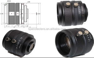 25mm Low Distortion <strong>1</strong>'' 2/<strong>3</strong>'' <strong>1</strong>/2'' <strong>1</strong>/<strong>3</strong>'' Fixed Focus C Mount Optical Industrial 8MP <strong>Lens</strong> - Product Image 3