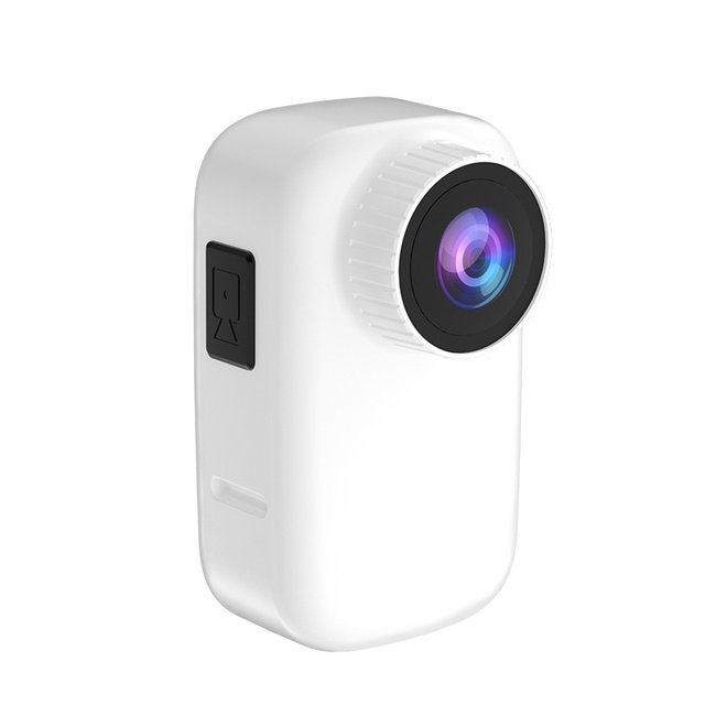 4K HD GO3 Pocket Mini Action Camera Wearable Magnetic Clip-On Vlog Recorder for Kids Students Hands-Free Thumb-Sized Sports Cam