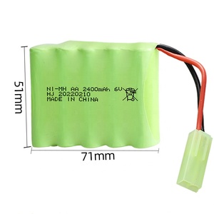 Tùy chỉnh Ni-MH 280h 250h 170h 80h 110h 1.2V 2.4V 3.6V 6V <span class=keywords><strong>7.2V</strong></span> 9.6V 10.8V đồng xu NiMH nút di động pin gói kết nối Tab - Product Image 2