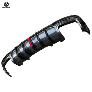 Diffuseur arrière de lèvre de pare-chocs arrière en Fiber de carbone de Style Bctxe pour Audi A4 B9.5 <span class=keywords><strong>S4</strong></span> <span class=keywords><strong>2021</strong></span> + remplacer les accessoires de voiture de becquet arrière automatique - Product Image 5