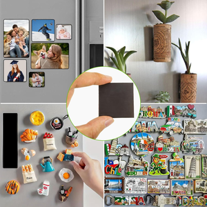 <span class=keywords><strong>Feuille</strong></span> <span class=keywords><strong>magnétique</strong></span> en caoutchouc, forme personnalisée, mince, Flexible, carrés magnétiques, points découpés - Product Image 6