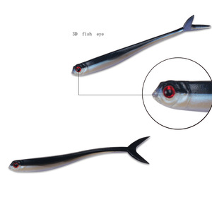 Señuelo de Pesca Suave, Paquete de 45 Unidades, Señuelo Artificial Biónico de Cola de Horquilla para Pesca de Lubina, Señuelos Suaves para Agua Dulce YJ-L-13 - Product Image 4