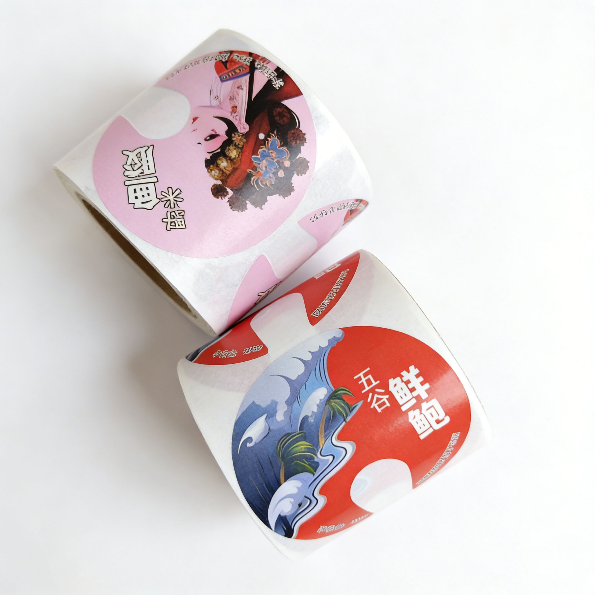 Customizable High-quality Labels in Various Shapes CMYK Printing for Food Packaging